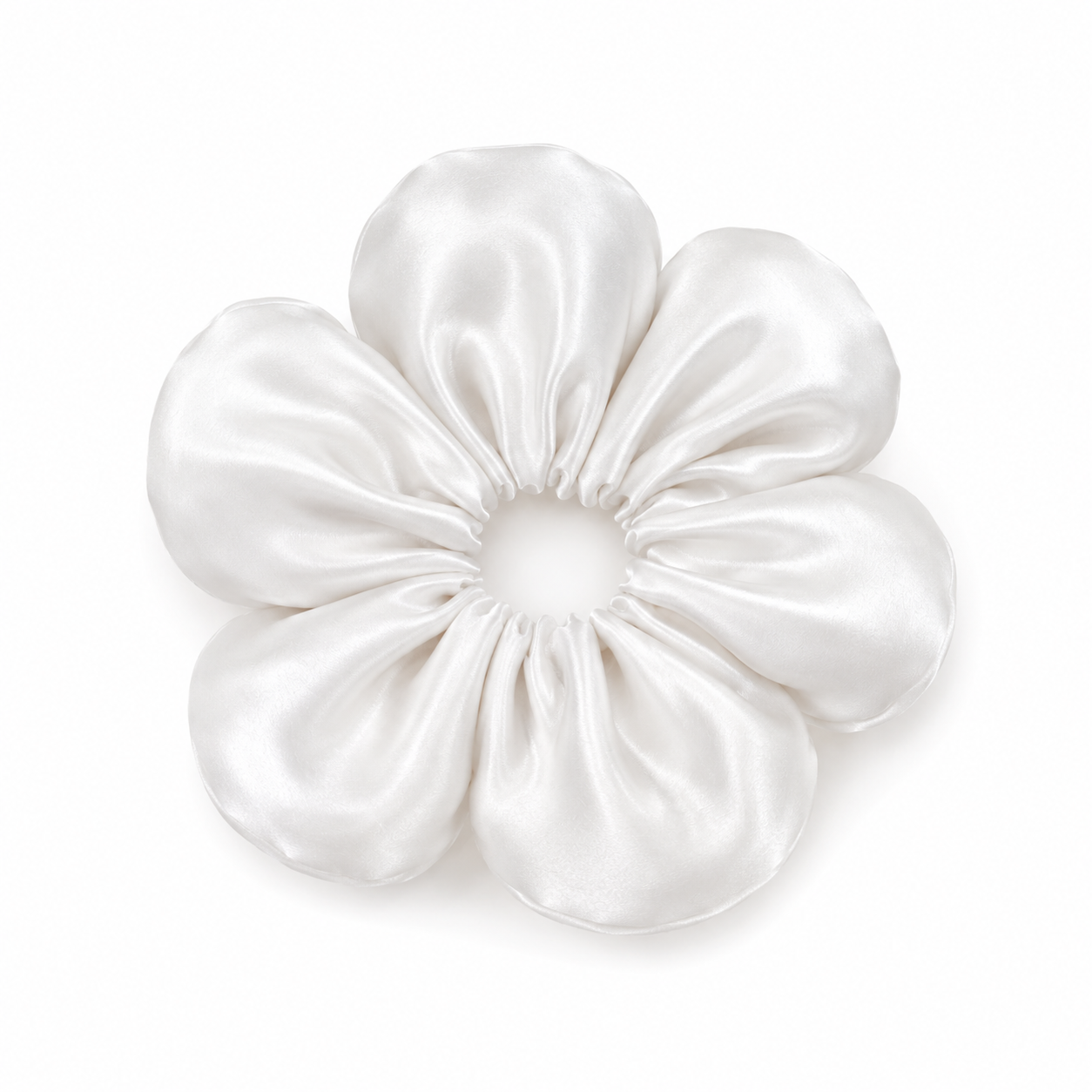 Cloud Petal Scrunchie
